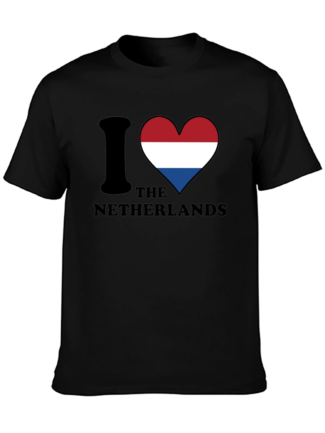 I Love Netherlands T-Shirt - Flag Heart Design