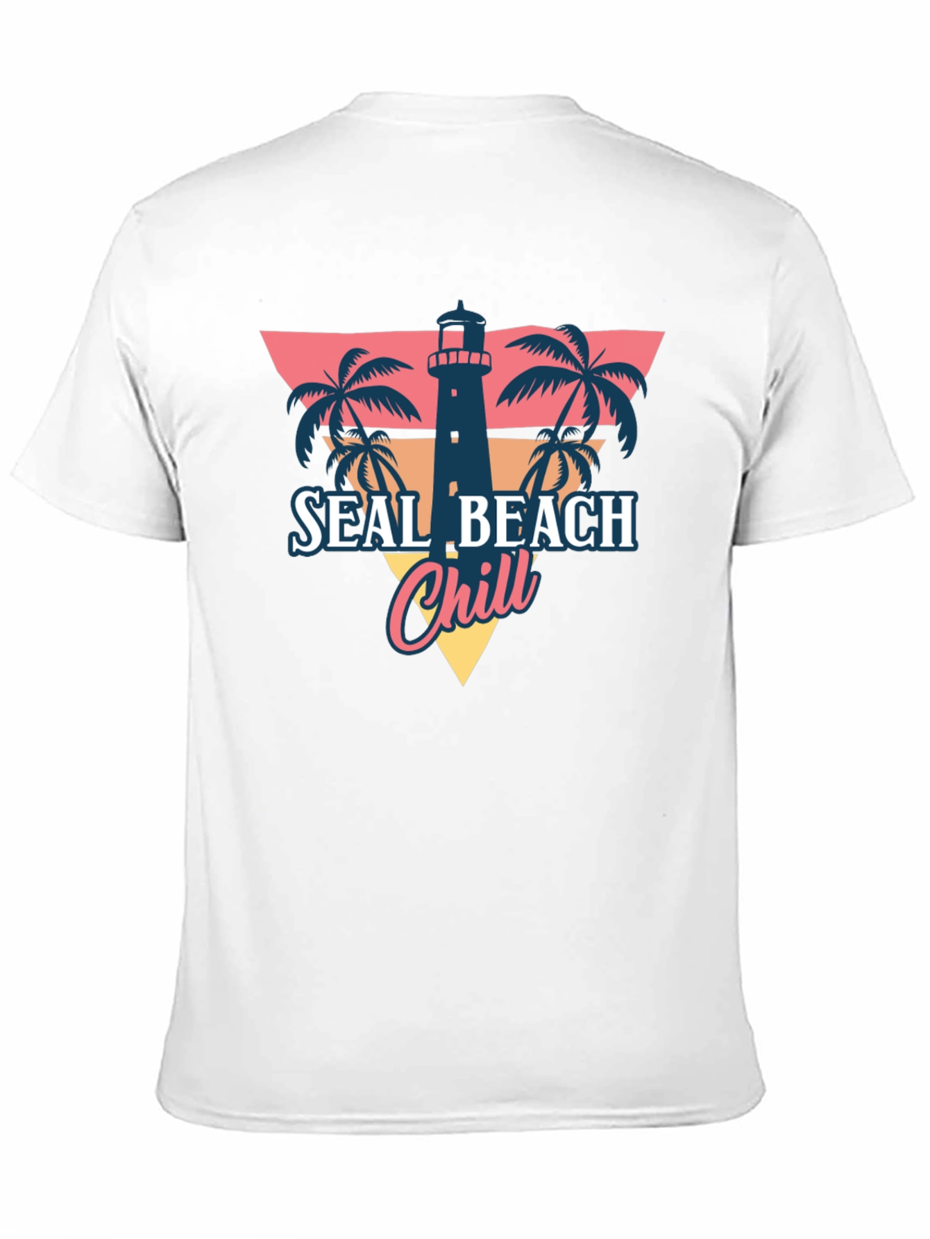 Seal Beach Chill T-Shirt - Retro Summer Vibes