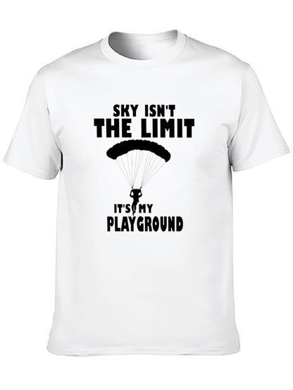 Sky Isnt the Limit T-Shirt - Playground Parachute Design