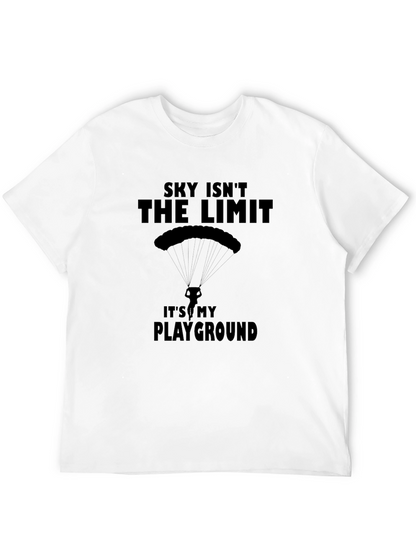 Sky Isnt the Limit T-Shirt - Playground Parachute Design