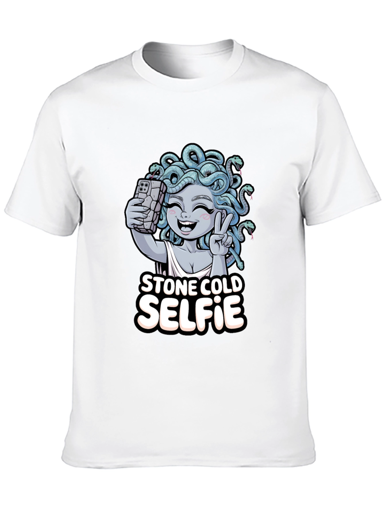 Stone Cold Selfie Medusa Graphic Tee