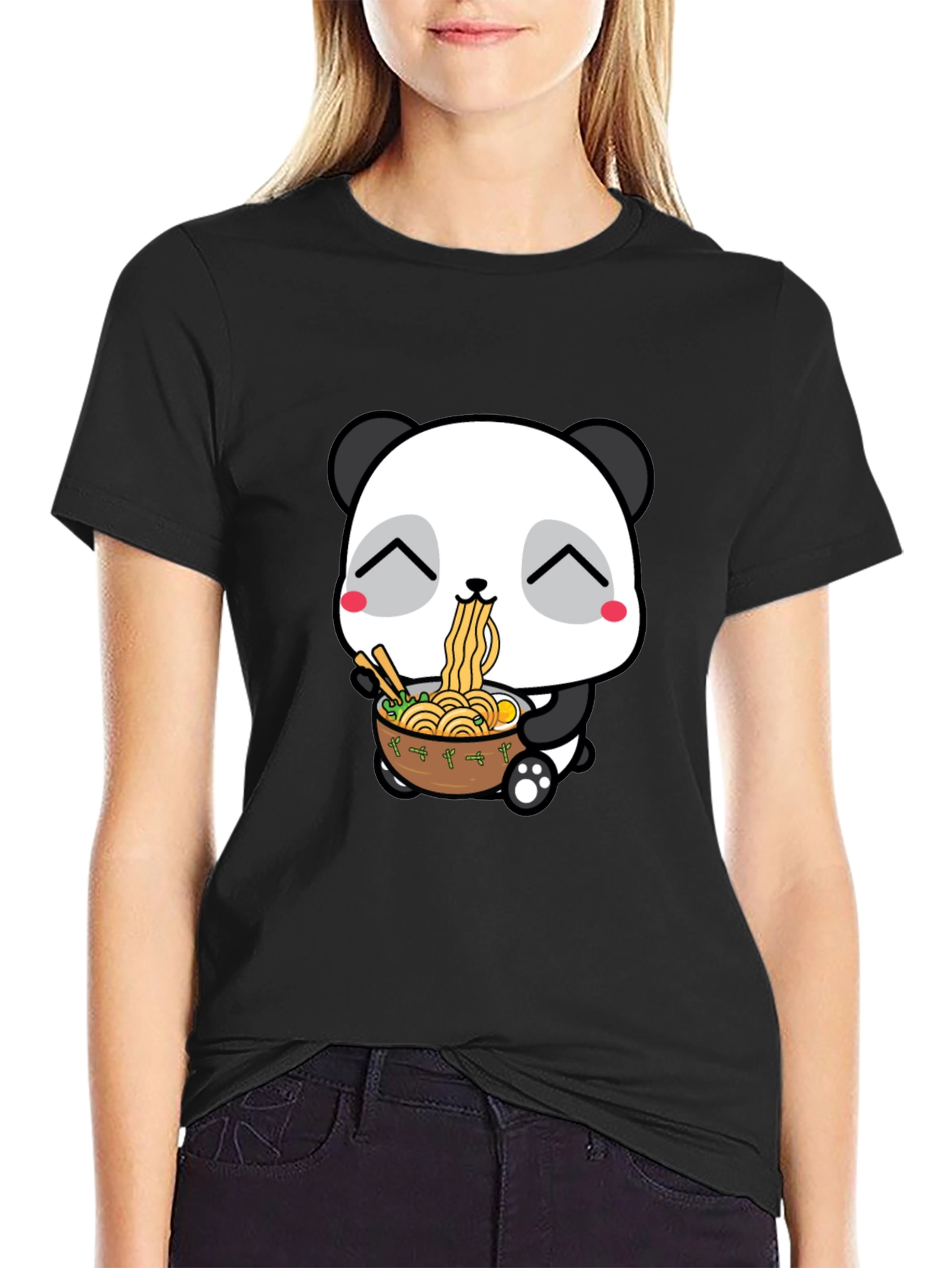 Cute Panda Ramen T-Shirt