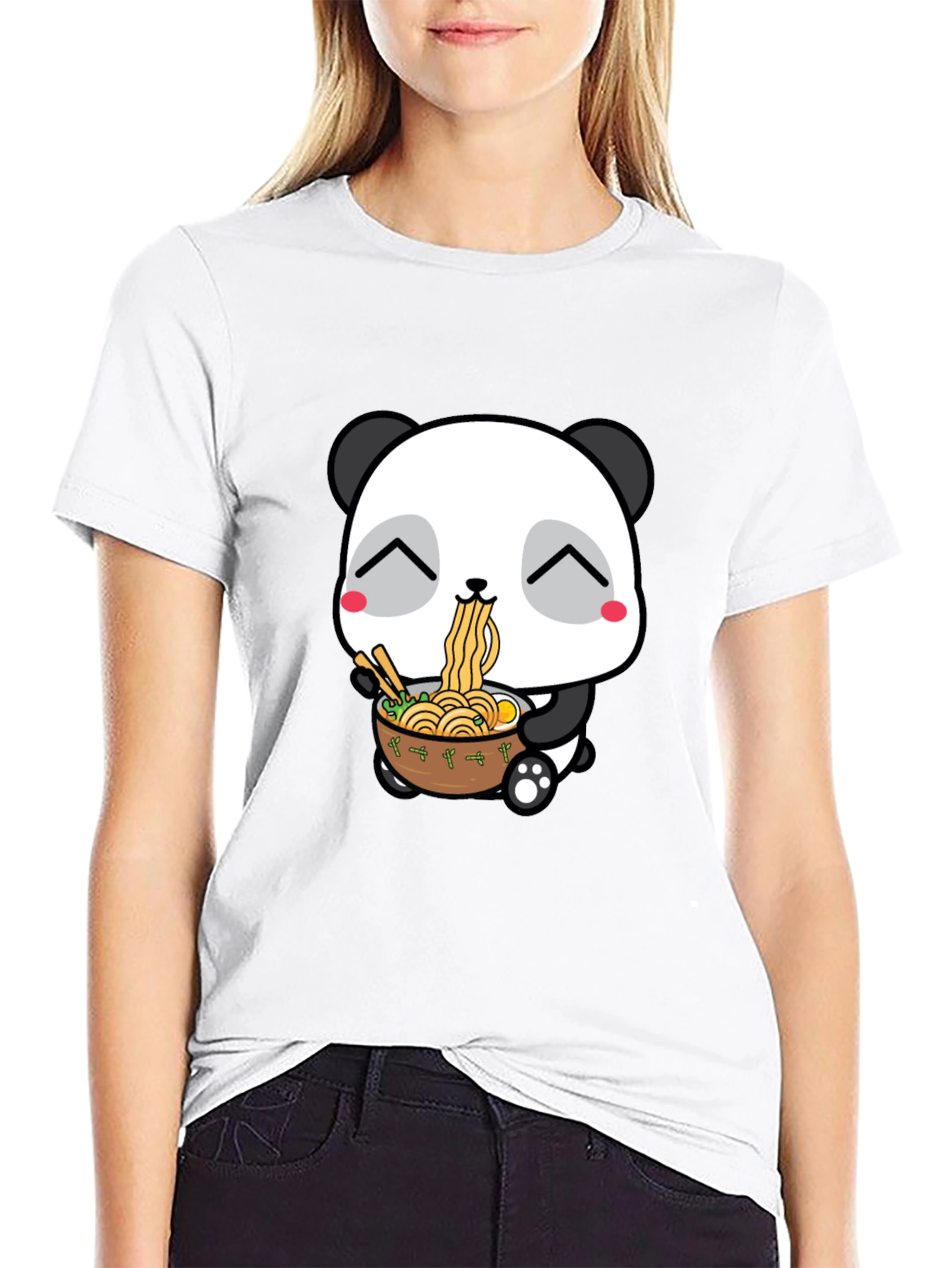 Cute Panda Ramen T-Shirt