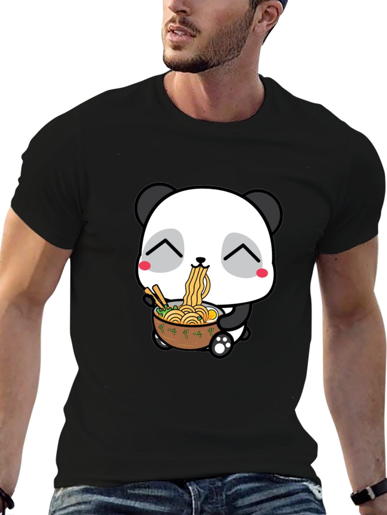 Cute Panda Ramen T-Shirt