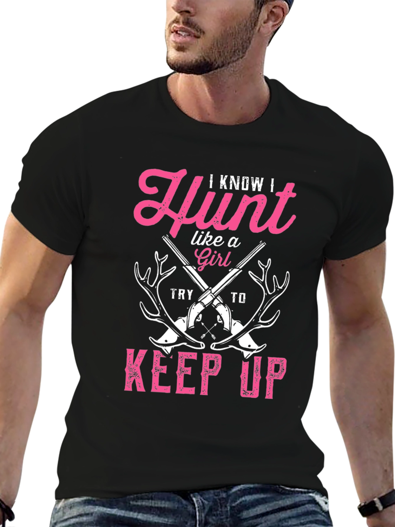 Hunt Like a Girl T-Shirt - Funny Hunting Tee