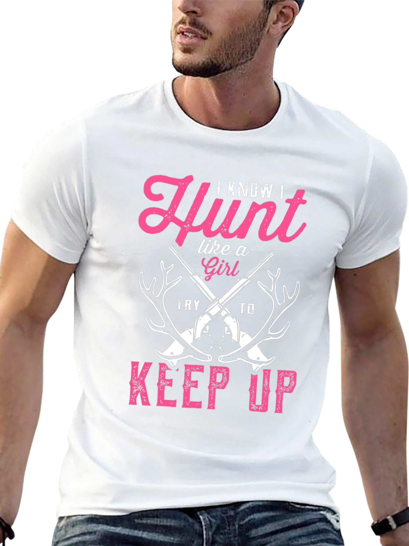 Hunt Like a Girl T-Shirt - Funny Hunting Tee