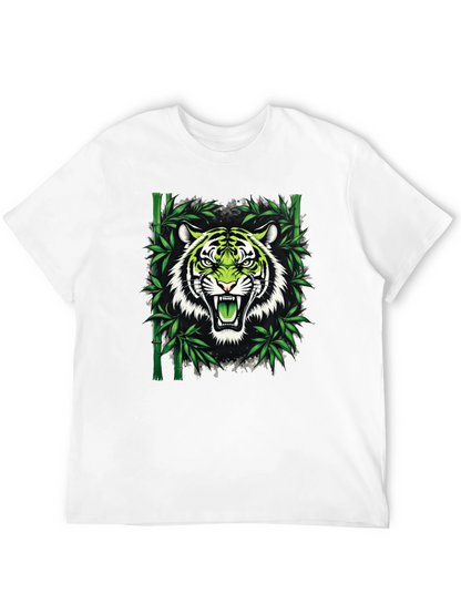 Tiger Bamboo Graphic T-Shirt - Fierce Style