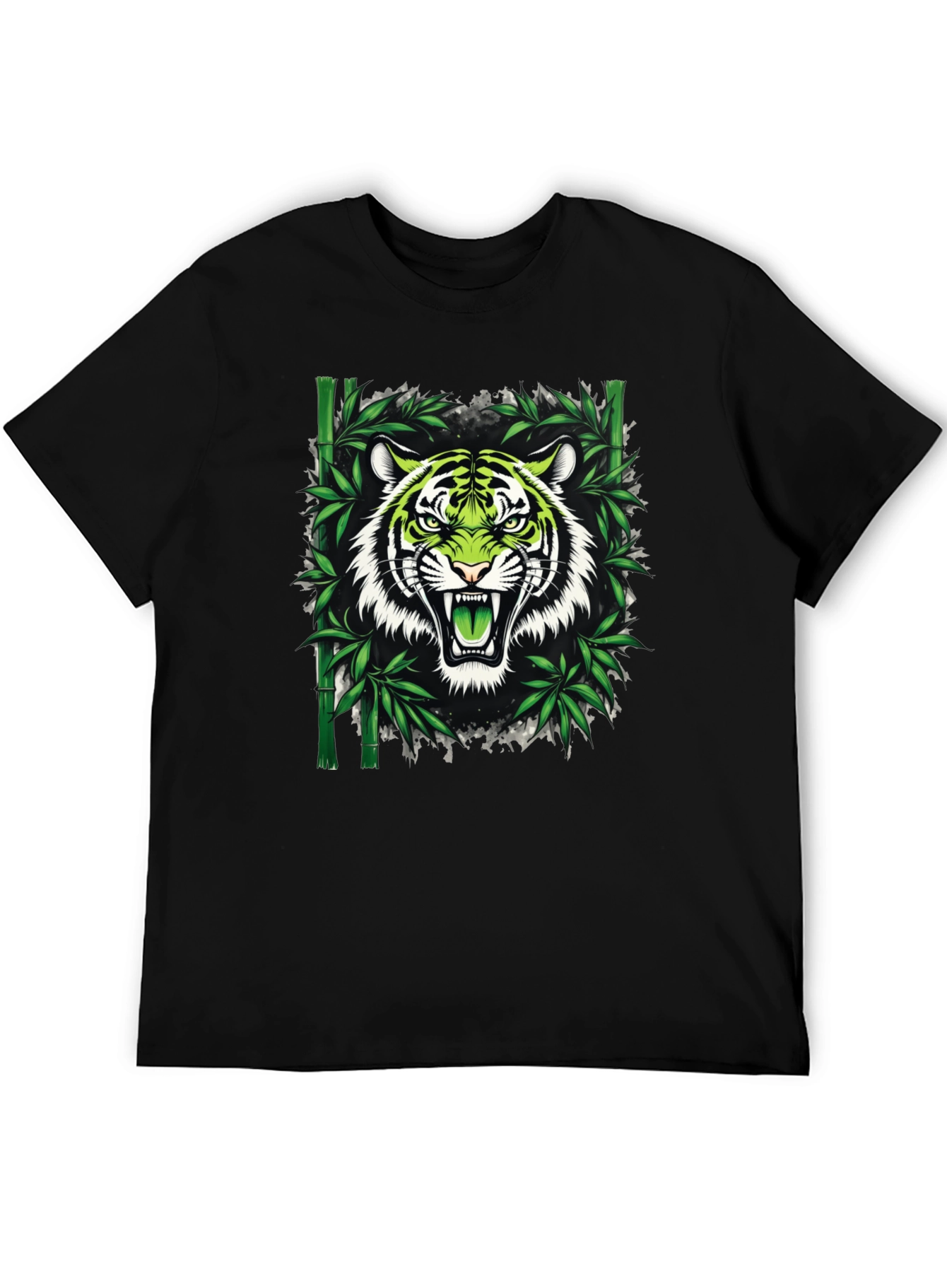 Tiger Bamboo Graphic T-Shirt - Fierce Style