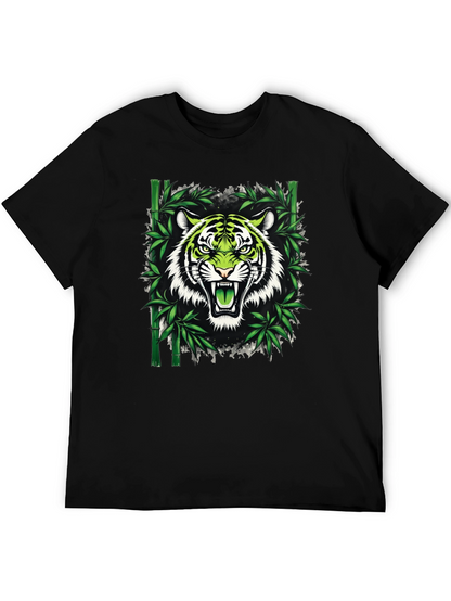 Tiger Bamboo Graphic T-Shirt - Fierce Style