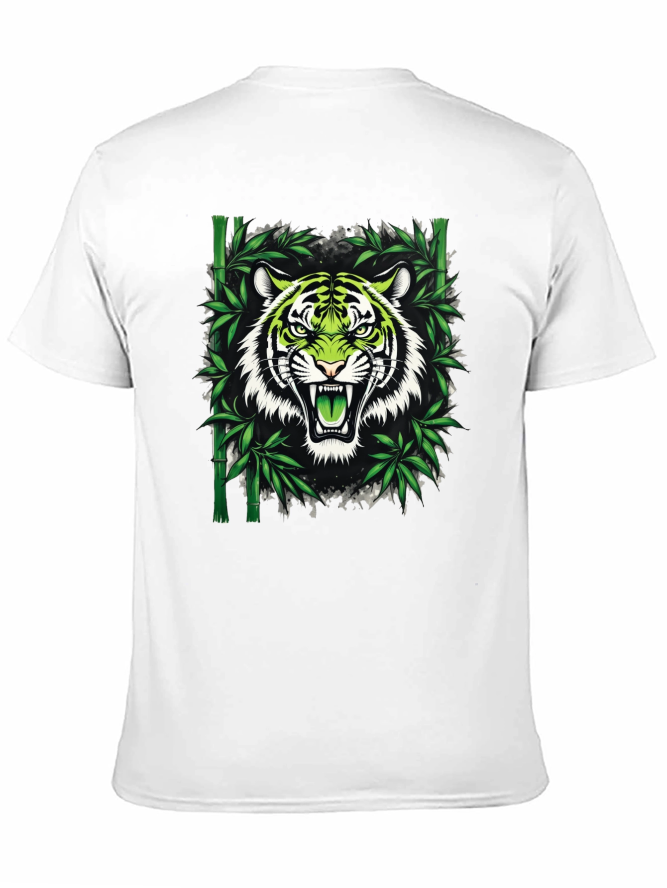 Tiger Bamboo Graphic T-Shirt - Fierce Style