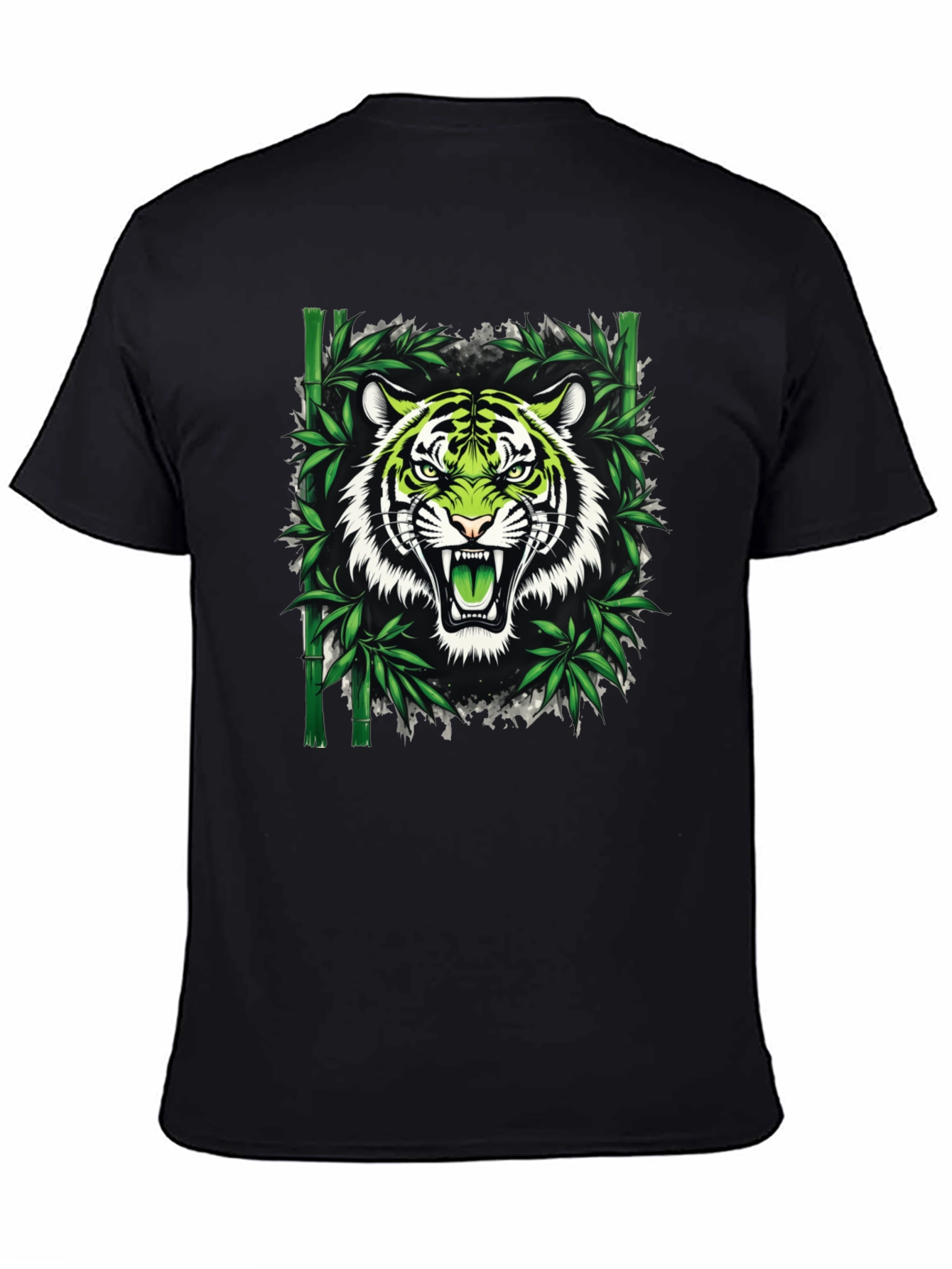 Tiger Bamboo Graphic T-Shirt - Fierce Style