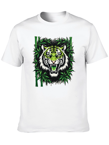 Tiger Bamboo Graphic T-Shirt - Fierce Style