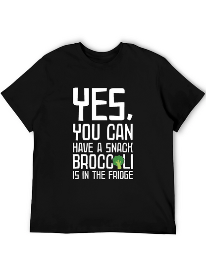 Snack Broccoli T-Shirt - Funny Vegan Tee