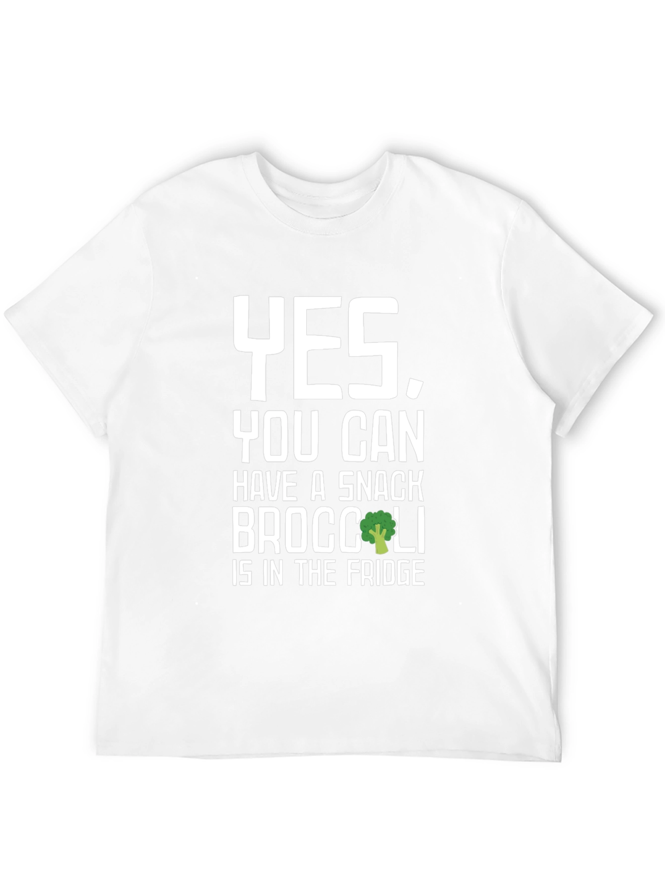 Snack Broccoli T-Shirt - Funny Vegan Tee