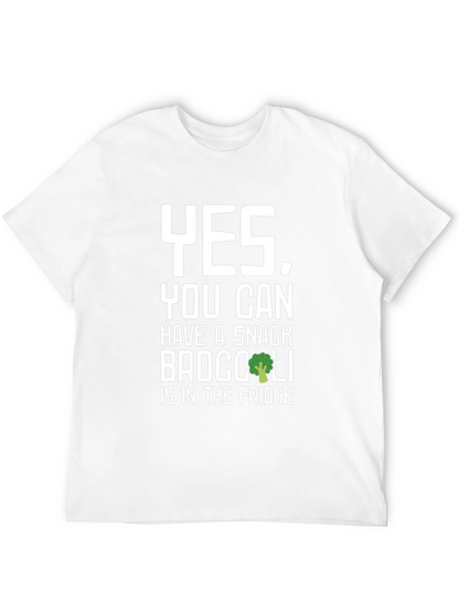 Snack Broccoli T-Shirt - Funny Vegan Tee