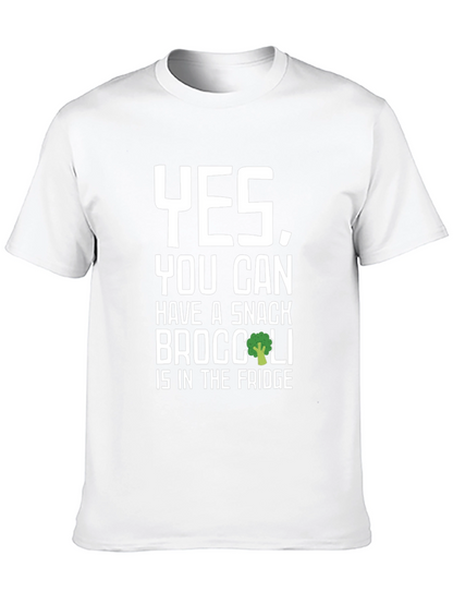 Snack Broccoli T-Shirt - Funny Vegan Tee