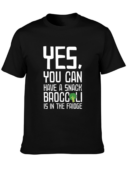 Snack Broccoli T-Shirt - Funny Vegan Tee