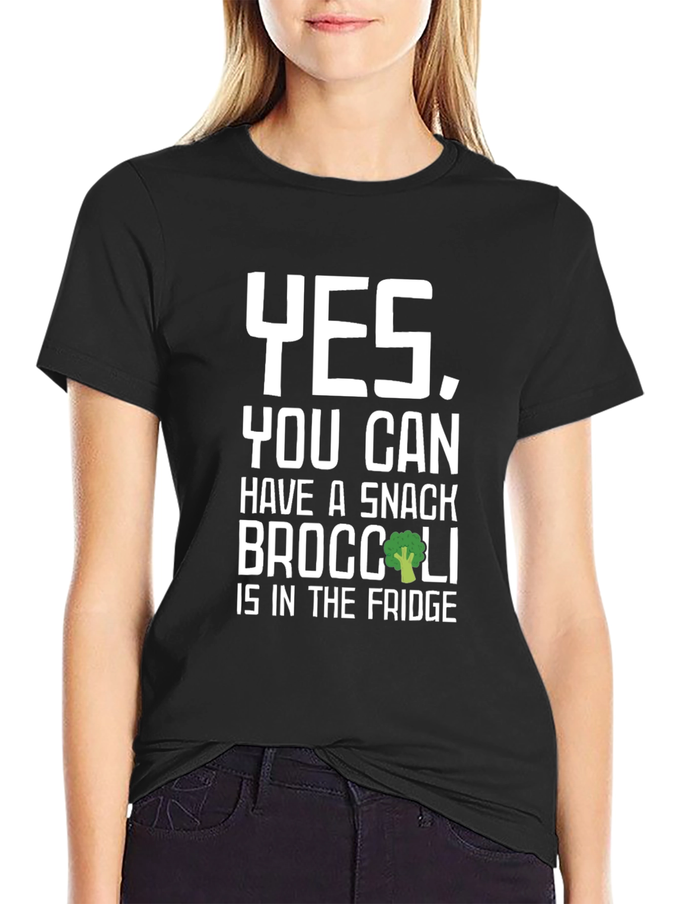 Snack Broccoli T-Shirt - Funny Vegan Tee