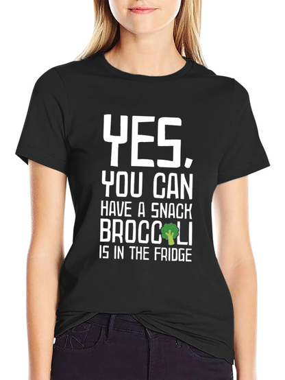 Snack Broccoli T-Shirt - Funny Vegan Tee