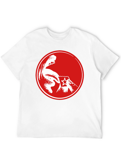 Red Fist Graphic Black T-Shirt - Power & Revolution