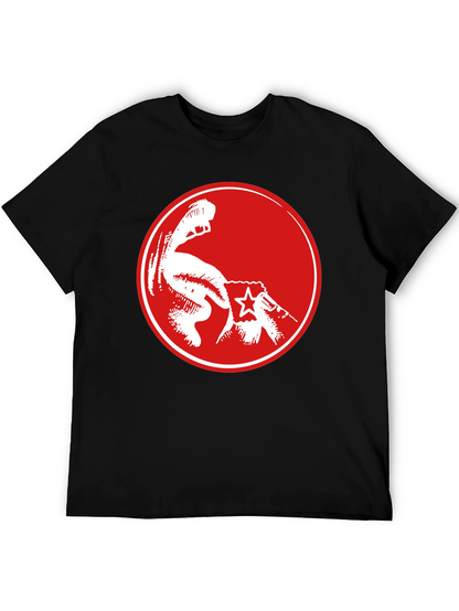 Red Fist Graphic Black T-Shirt - Power & Revolution
