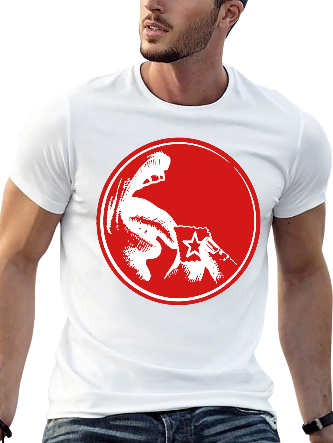 Red Fist Graphic Black T-Shirt - Power & Revolution