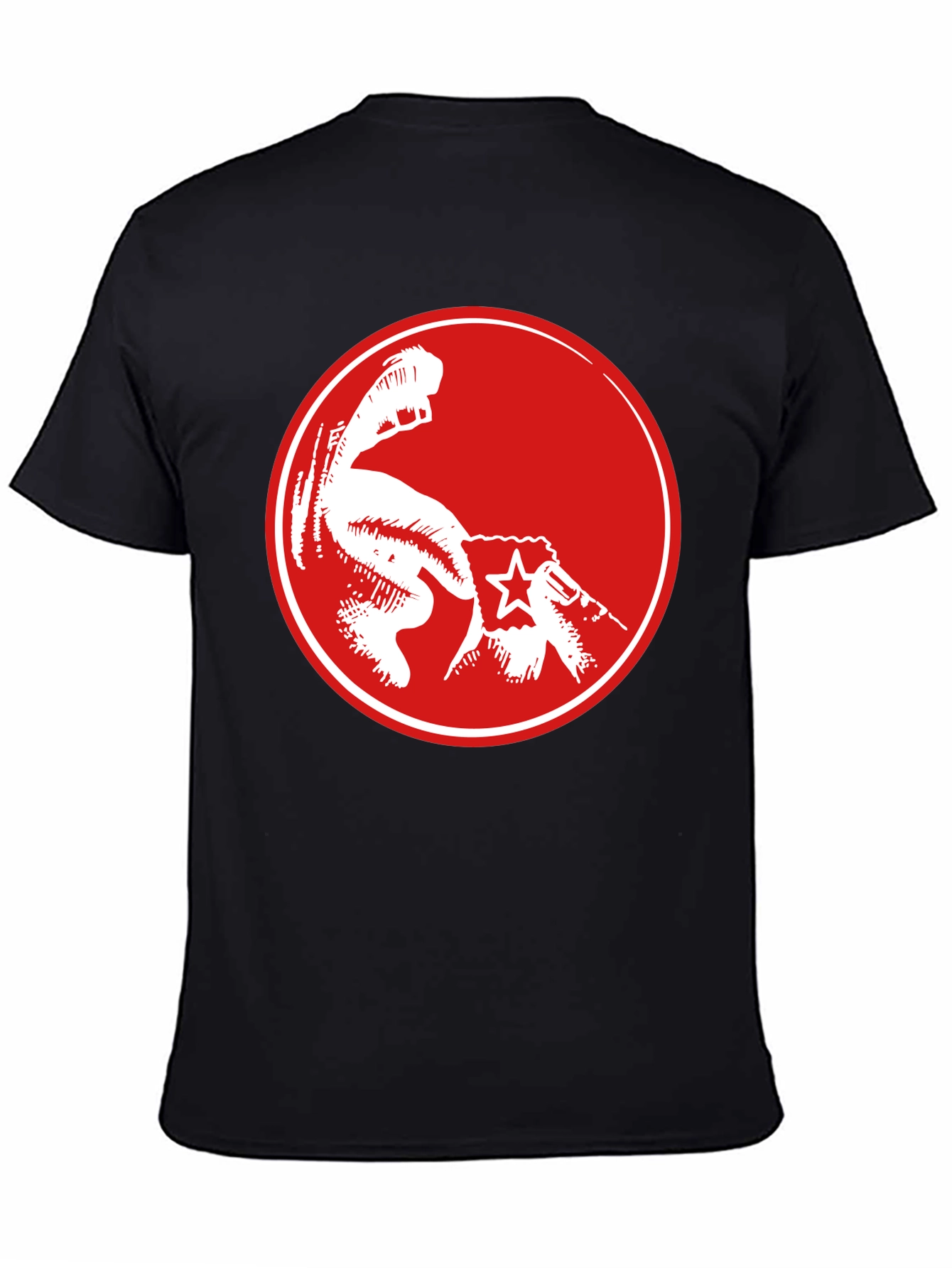 Red Fist Graphic Black T-Shirt - Power & Revolution