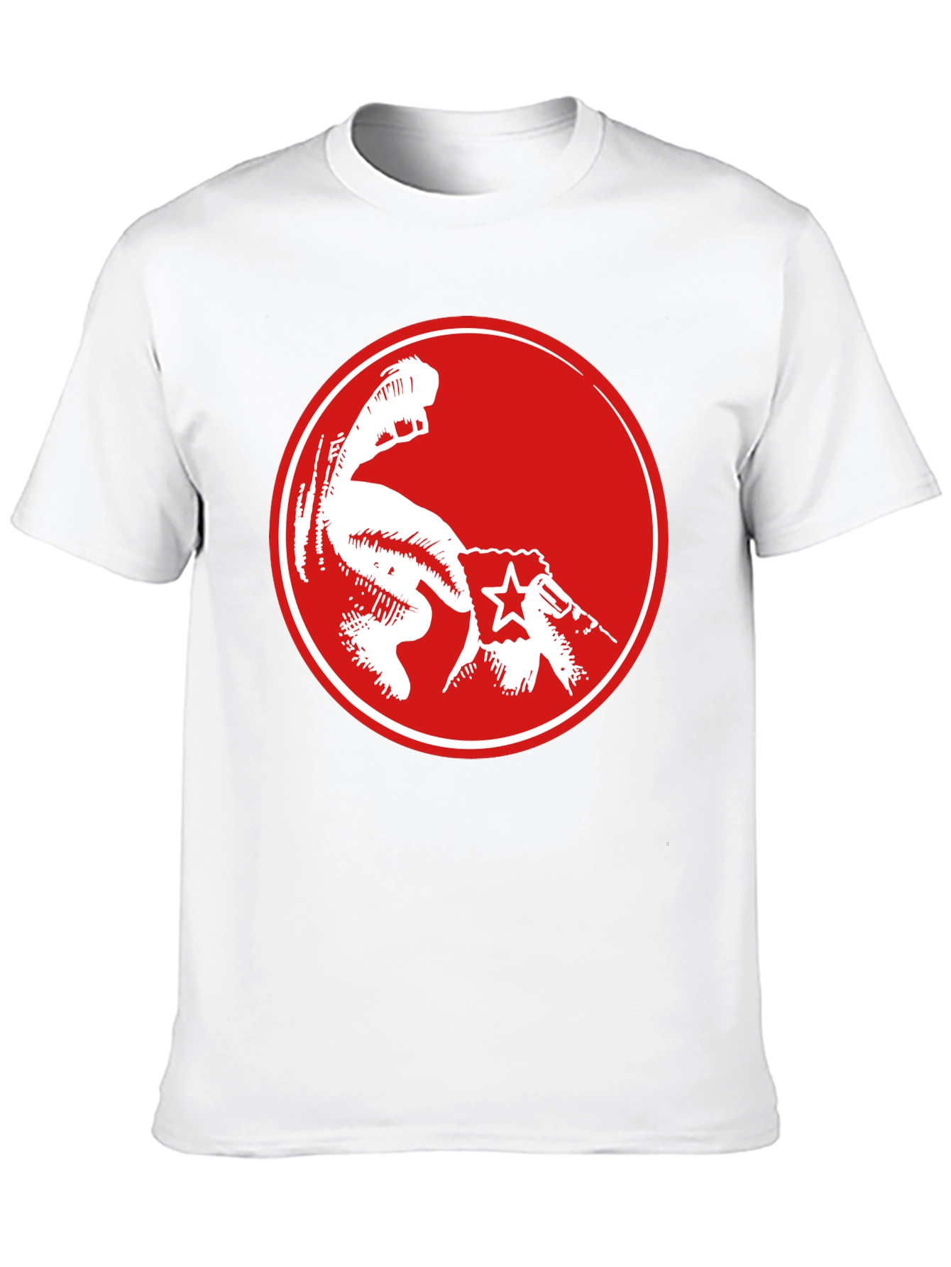 Red Fist Graphic Black T-Shirt - Power & Revolution