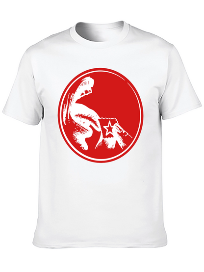 Red Fist Graphic Black T-Shirt - Power & Revolution