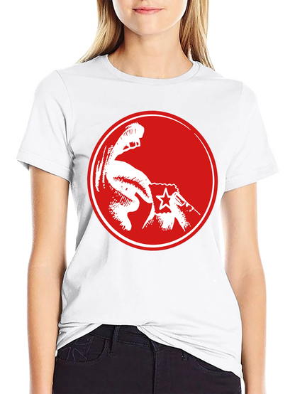 Red Fist Graphic Black T-Shirt - Power & Revolution