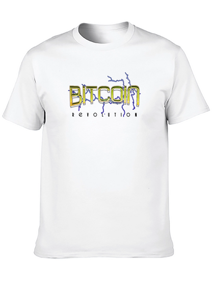 Bitcoin Revolution Graphic Black T-Shirt