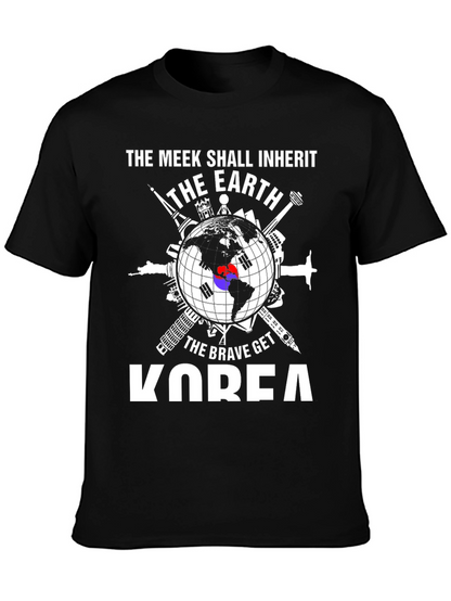 The Meek Shall Inherit Earth Korea Graphic Tee