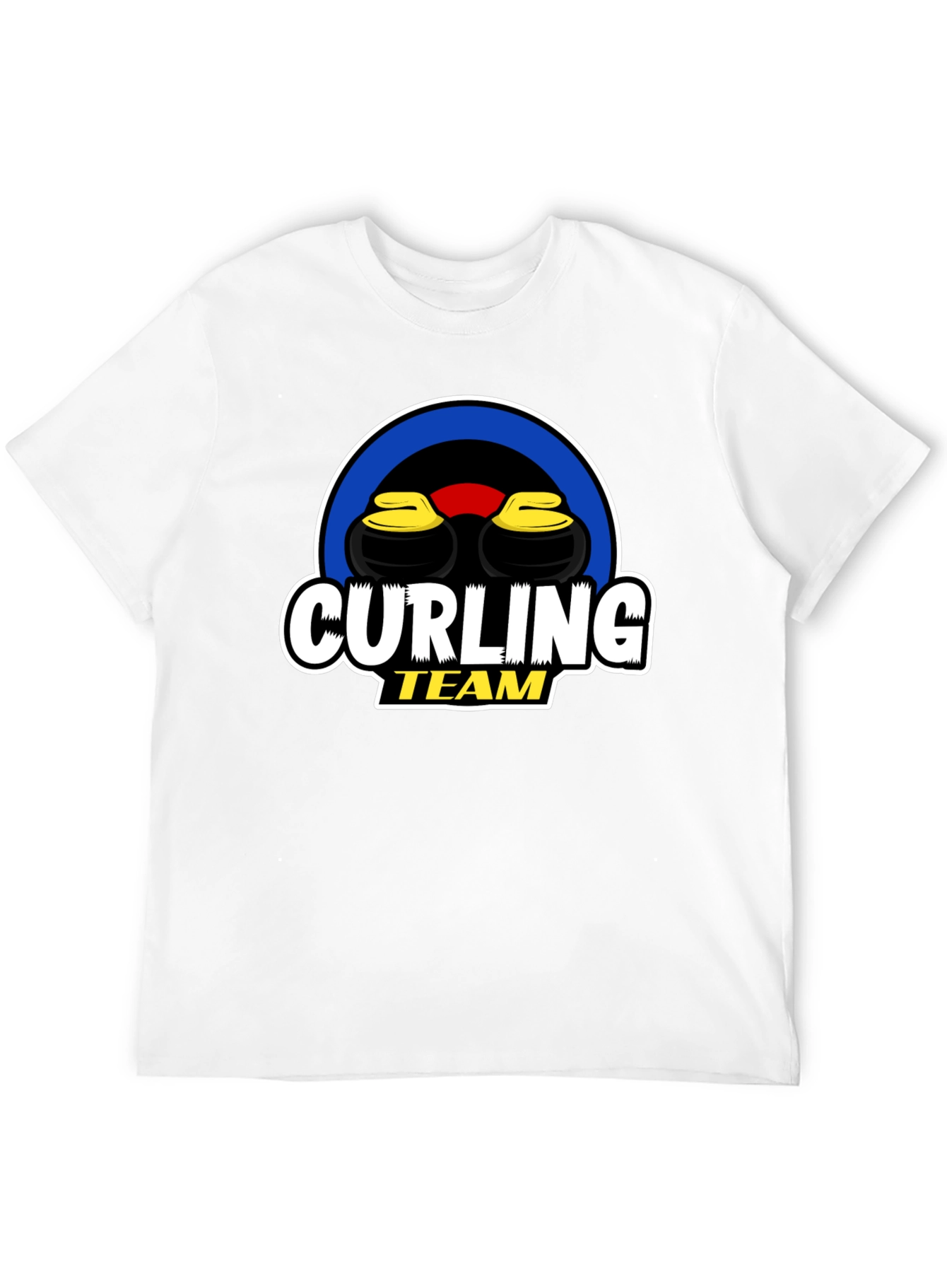 Curling Team Graphic T-Shirt