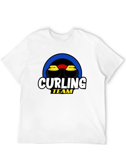 Curling Team Graphic T-Shirt