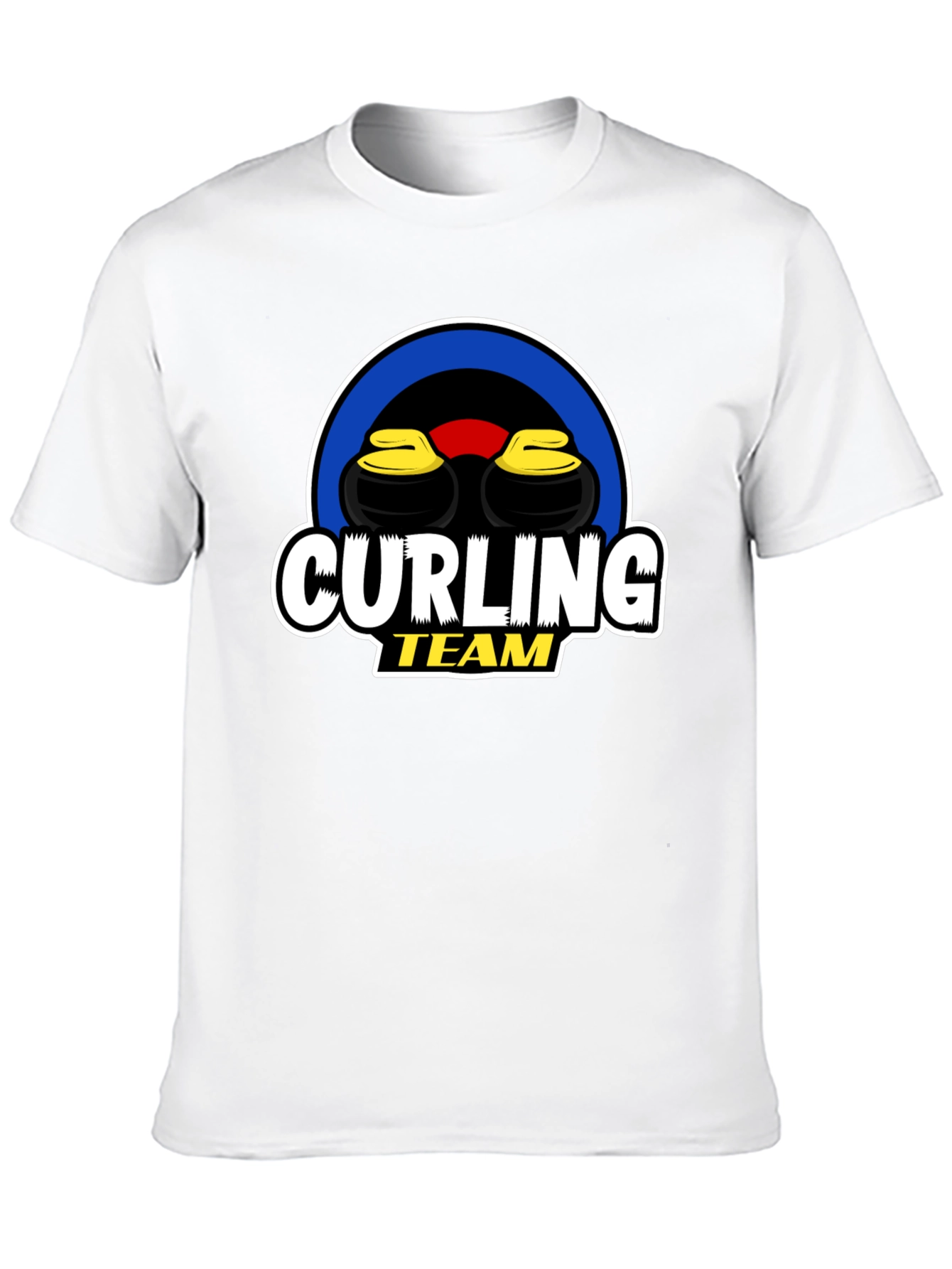 Curling Team Graphic T-Shirt