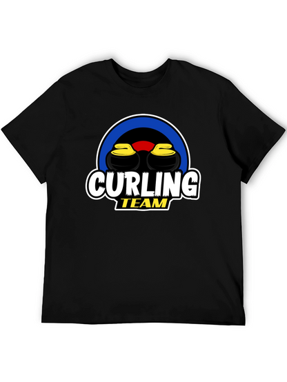 Curling Team Graphic T-Shirt