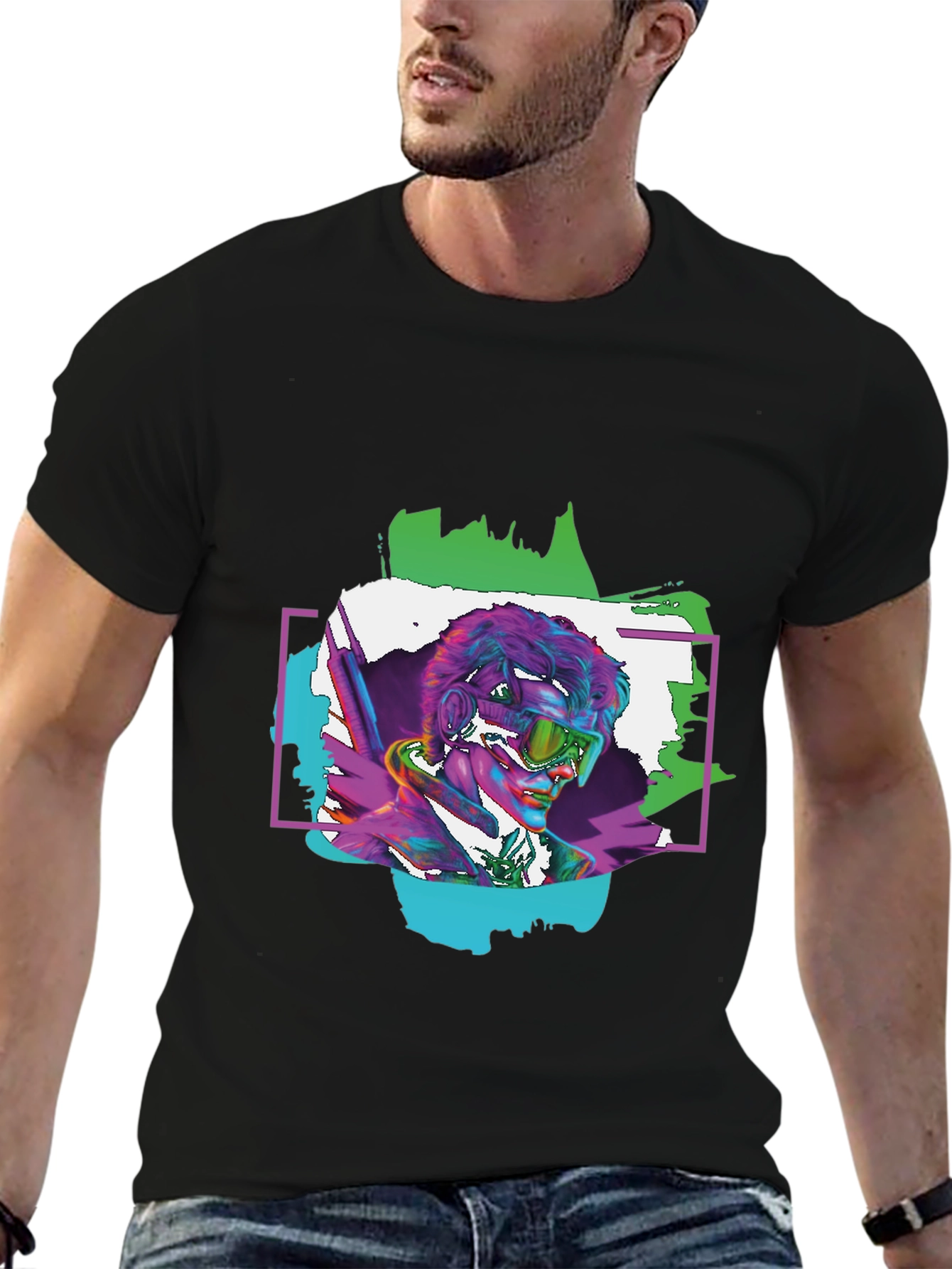 Vibrant Cyberpunk T-Shirt