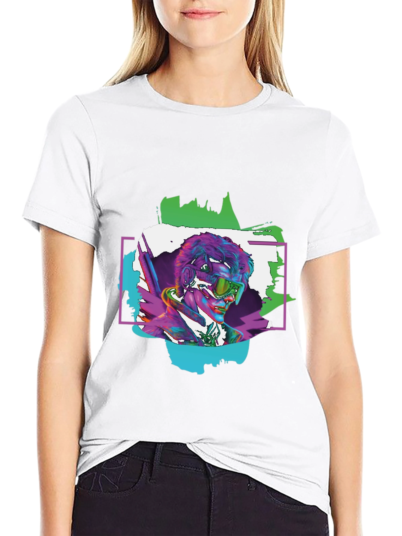 Vibrant Cyberpunk T-Shirt