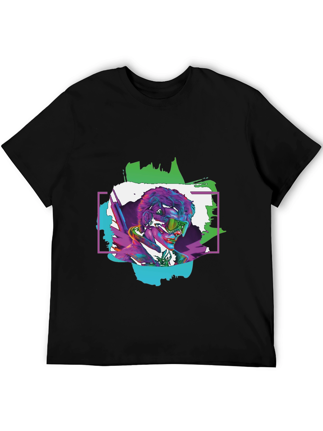 Vibrant Cyberpunk T-Shirt