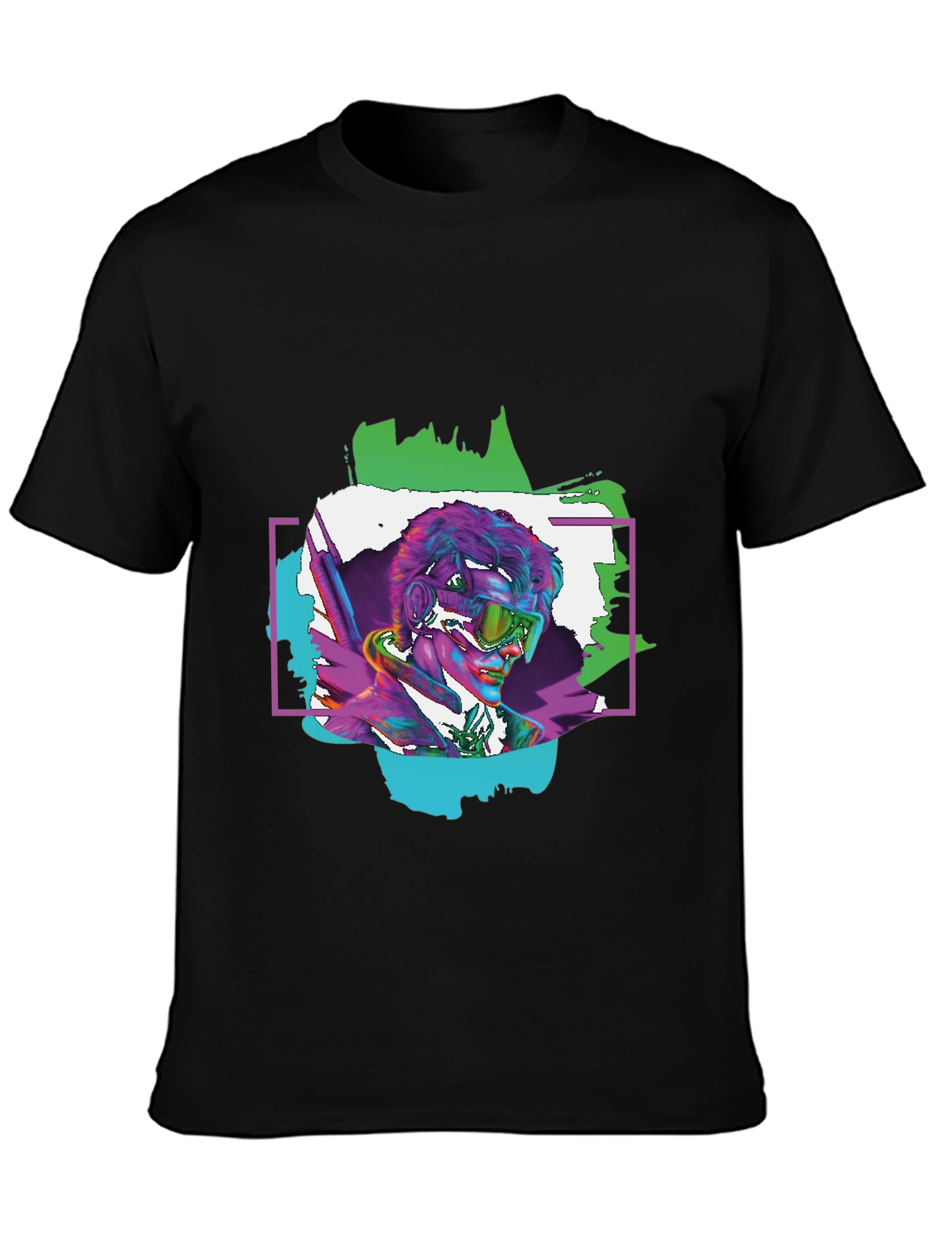 Vibrant Cyberpunk T-Shirt