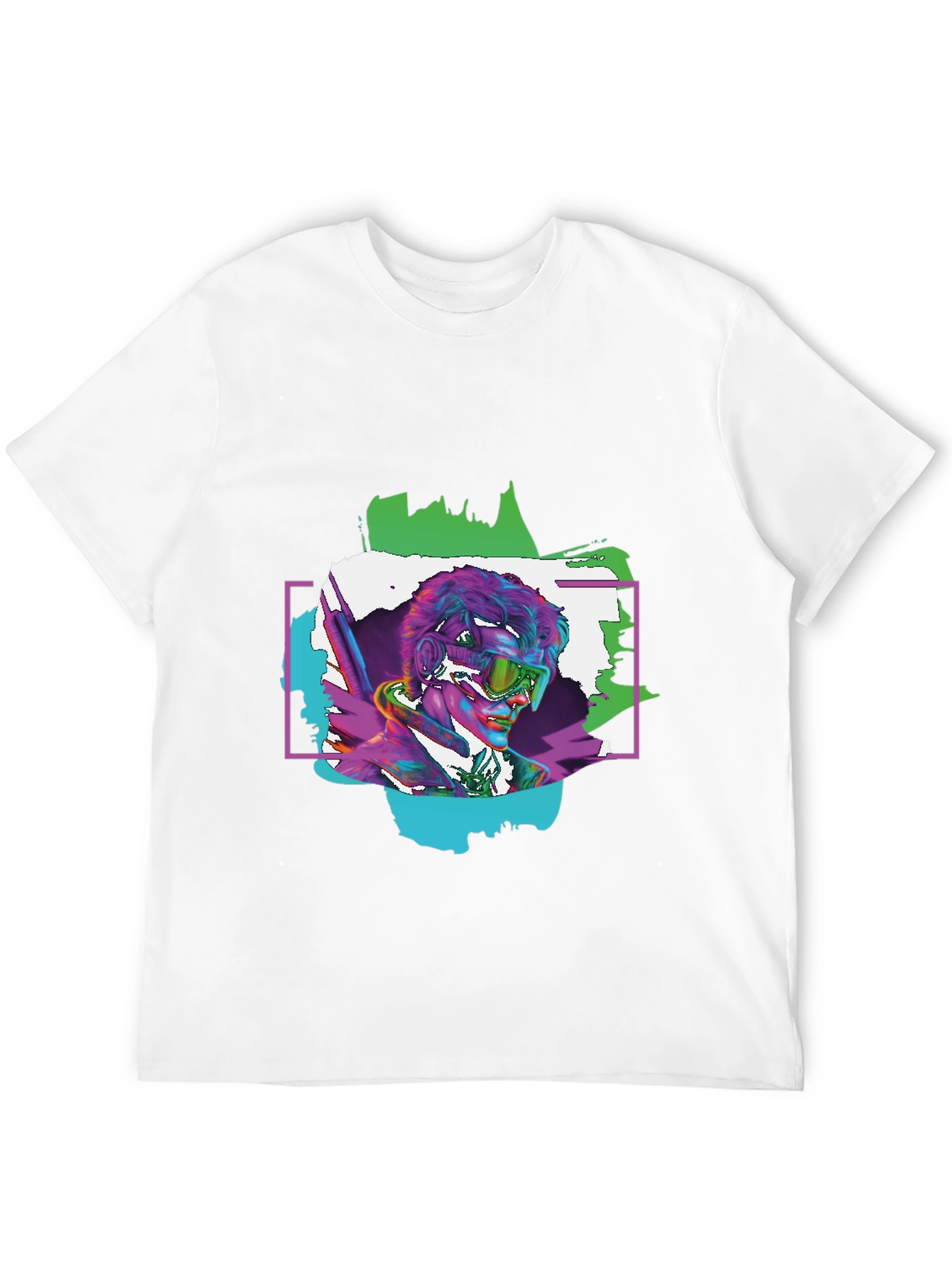 Vibrant Cyberpunk T-Shirt