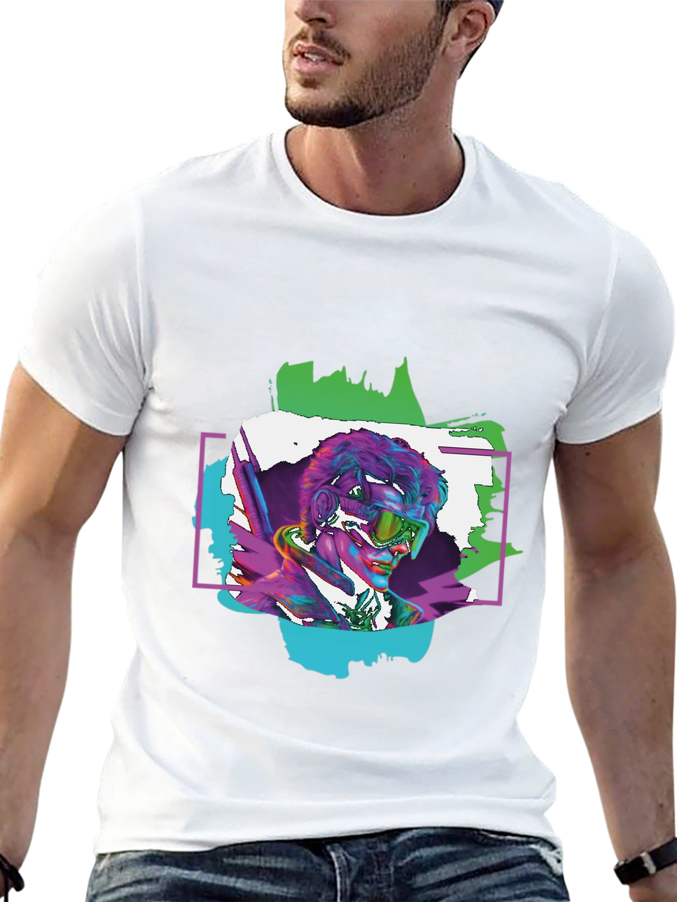 Vibrant Cyberpunk T-Shirt