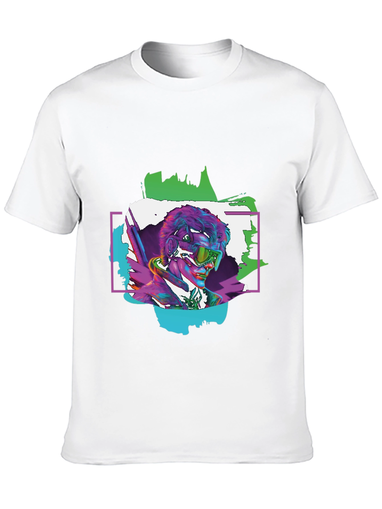 Vibrant Cyberpunk T-Shirt