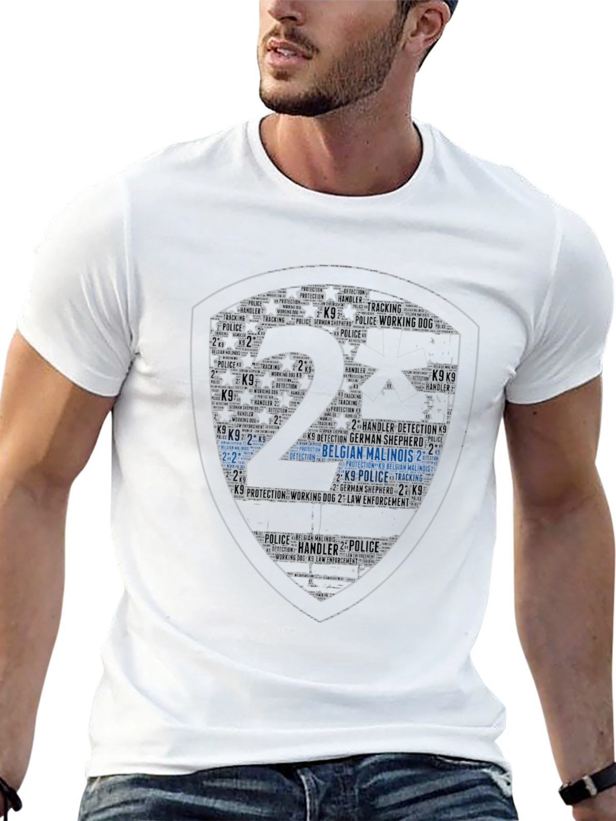 K9 Police Dog Handler T-Shirt - Law Enforcement