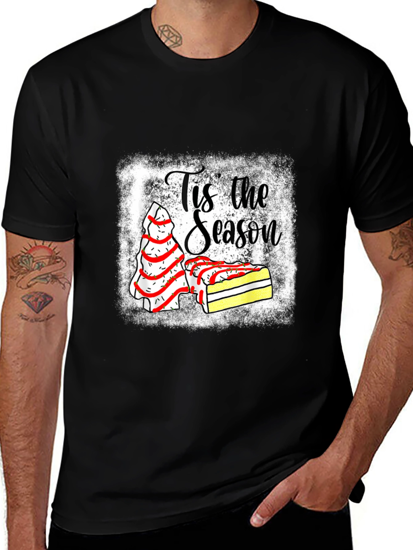 Tis The Season Christmas Dessert T-Shirt