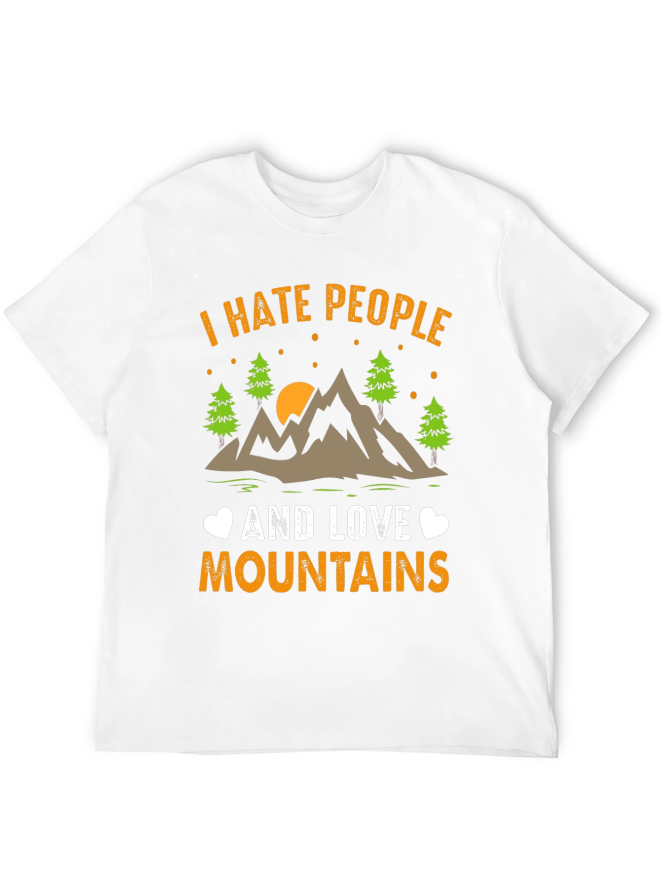 I Hate People and Love Mountains Graphic Tee