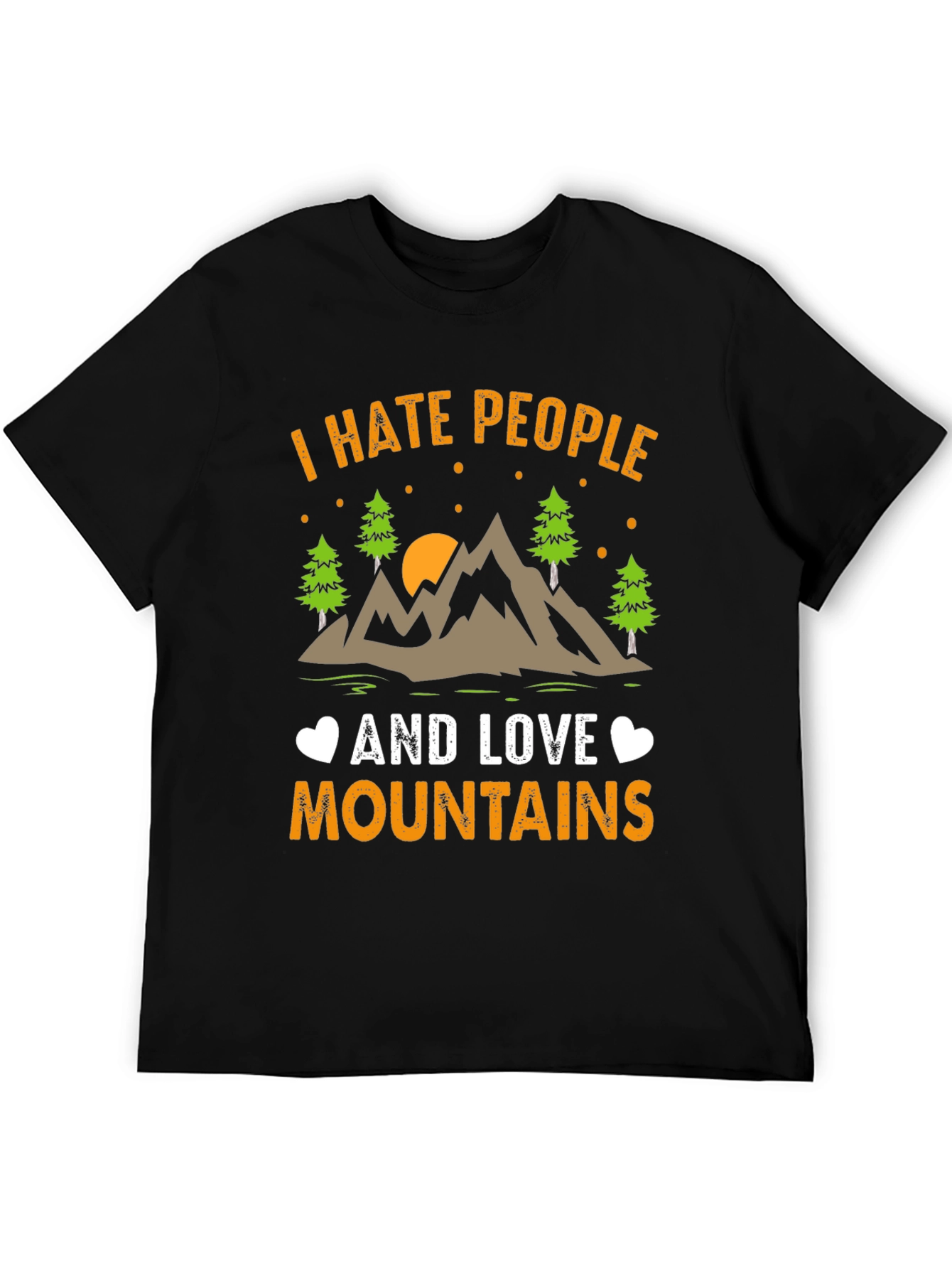 I Hate People and Love Mountains Graphic Tee