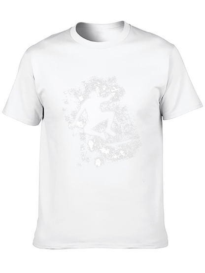 Skateboarding Graphic Black Tee