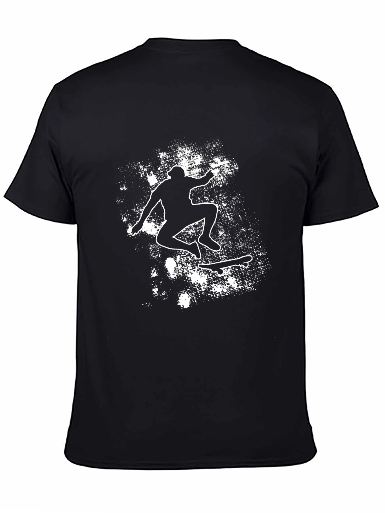 Skateboarding Graphic Black Tee