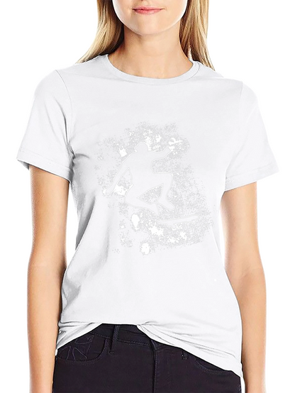 Skateboarding Graphic Black Tee